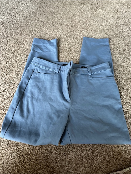 LOFT Pants - LOFT Light Blue Trousers